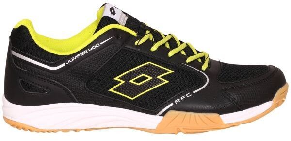 Lotto JUMPER 400 II JR L Juniorská halová obuv, čierna, veľkosť 41