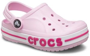 Crocs BAYABAND CLOG K Detské šľapky, ružová, veľkosť 29/30