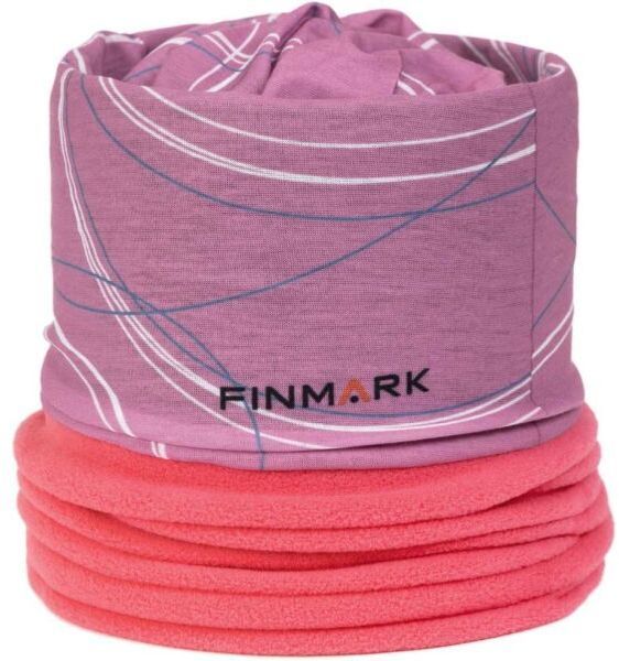 Finmark FSW-246 Dievčenská multifunkčná šatka s flísom, ružová, veľkosť UNI