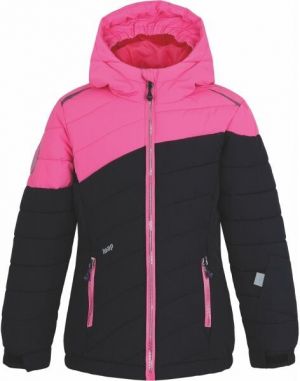 Loap FULKA Dievčenská lyžiarska bunda, čierna, veľkosť