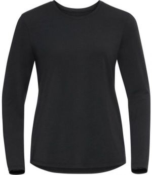 Odlo T-SHIRT CREW NECK L/S HALDEN Dámske tričko s dlhým rukávom, čierna, veľkosť
