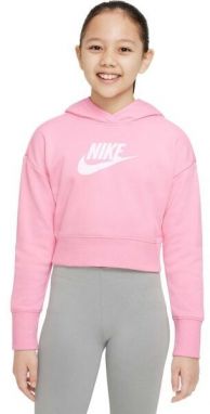 Nike SPORTSWEAR CLUB Dievčenská mikina, ružová, veľkosť