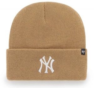 47 MLB NEW YORK YANKEES HAYMAKER CUFF KNIT Zimná čiapka, béžová, veľkosť