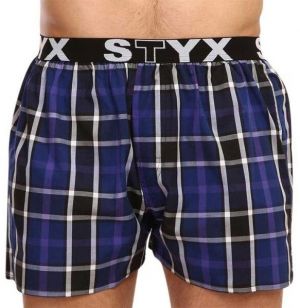 Styx MEN'S BOXERS SHORTS SPORTS RUBBER Pánske šortky, tmavo modrá, veľkosť