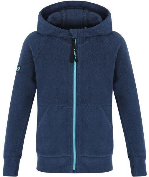 LOAP QWINTO Chlapčenská outdoorová mikina, modrá, veľkosť