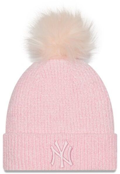 New Era MLB WMNS CHENILLE BOBBLE BEANIE NEW YORK YANKEES Klubová čiapka, ružová, veľkosť