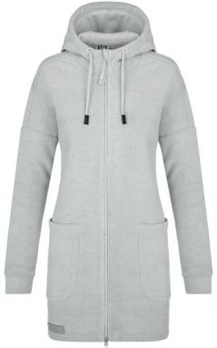 LOAP GEBRA Dámska outdoorová mikina, sivá, veľkosť