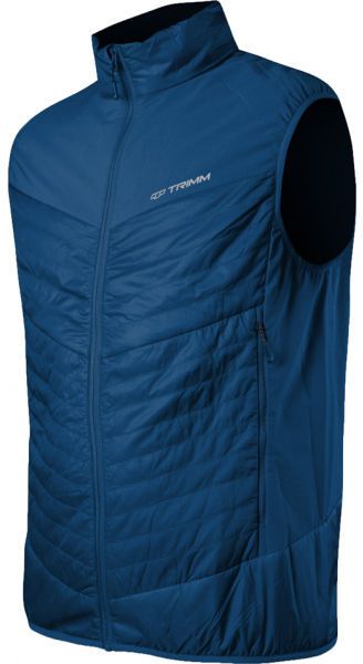TRIMM ZEN VEST Pánska celoročná vesta, modrá, veľkosť XXL