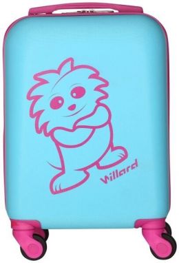 Willard RAIL KIDS Detský plastový kufor s kolieskami, svetlomodrá, veľkosť os