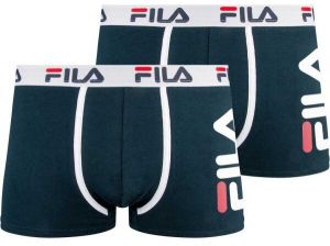 Fila BOXER 2-PACK M Pánske boxerky, tmavo modrá, veľkosť