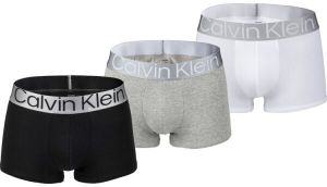 Calvin Klein CKR STEEL COTTON-TRUNK 3PK Pánske boxerky, čierna, veľkosť