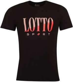 Lotto TEE SUPRA VI Pánske tričko, čierna, veľkosť