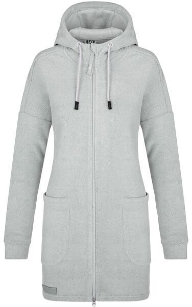 LOAP GEBRA Dámska outdoorová mikina, sivá, veľkosť