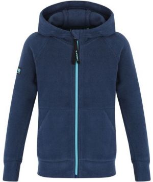LOAP QWINTO Chlapčenská outdoorová mikina, modrá, veľkosť 112-116