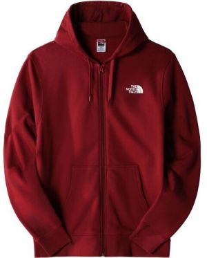 The North Face M OPEN GATE FULLZIP HOODIE Pánska mikina s kapucňou, vínová, veľkosť