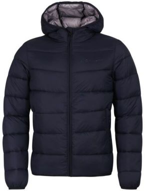 Champion PLAIN WOVEN NYLON HOODED JACKET  Pánska zimná bunda, tmavo modrá, veľkosť