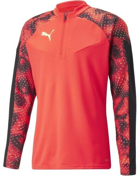 Puma CUP TRAINING 1 4 ZIP TOP Pánske športové tričko, oranžová, veľkosť