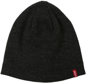 Levi's® OTIS BEANIE Pánska zimná čiapka, tmavo sivá, veľkosť