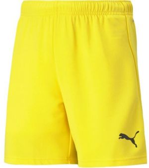 Puma TEAMRISE SHORT JR Juniorské šortky, žltá, veľkosť