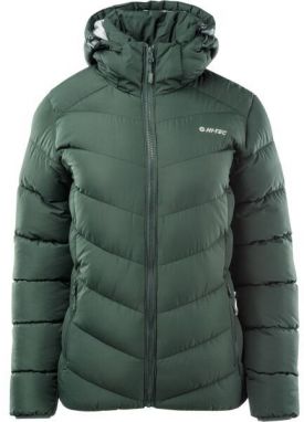 Hi-Tec LADY SAFI II Dámska prešívaná zimná bunda, tmavo zelená, veľkosť S