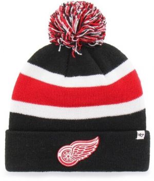 47 NHL DETROIT RED WINGS BREAKAWAY CUFF KNIT Zimná čiapka, čierna, veľkosť UNI