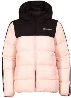 Champion HOODED POLYFILLED JACKET Dámska bunda, ružová, veľkosť M