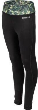Fitforce FITA Dievčenské fitness legíny, čierna, veľkosť 152-158