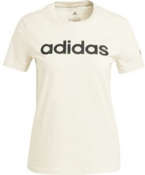 adidas LIN T Dámske tričko, béžová, veľkosť