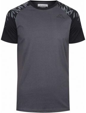 Kappa LOGO DAZERO Pánske tričko, tmavo sivá, veľkosť
