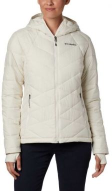 Columbia HEAVENLY HOODED JACKET Dámska zimná bunda, béžová, veľkosť