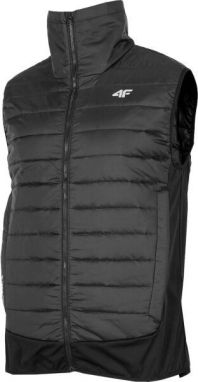 4F TREKKING  VEST MEN´S Pánska páperová vesta, čierna, veľkosť
