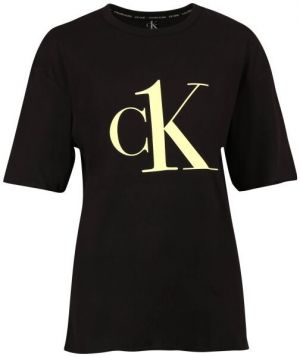 Calvin Klein CK1 COTTON LW NEW-S/S CREW NECK Dámske tričko, čierna, veľkosť