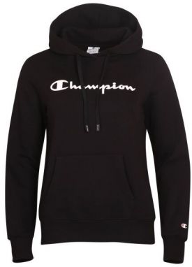 Champion HOODED SWEATSHIRT Dámska mikina, čierna, veľkosť