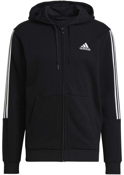 adidas CUT 3S FZ HD Pánska mikina, čierna, veľkosť