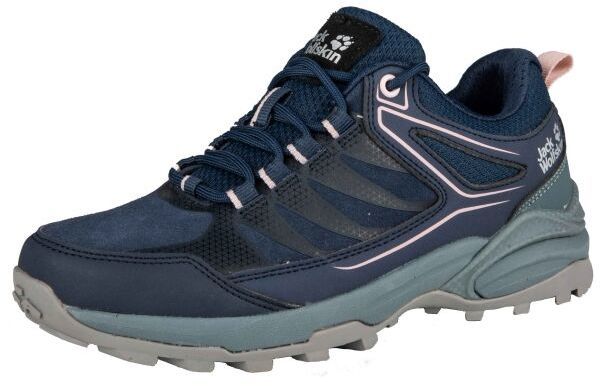 Jack Wolfskin CROSS TRAIL LOW W Dámska treková obuv, tmavo modrá, veľkosť 39