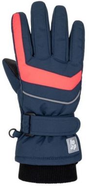 Loap RULIK Detské zimné rukavice, modrá, veľkosť