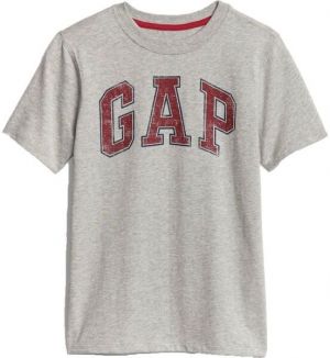 GAP V-NEW ARCH SCREEN Chlapčenské tričko, sivá, veľkosť