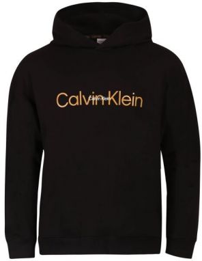 Calvin Klein EMB ICON HOL LOUNGE-L/S HOODIE Pánska mikina, čierna, veľkosť