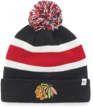 47 NHL CHICAGO BLACKHAWKS BREAKAWAY CUFF KNIT Zimná čiapka, čierna, veľkosť