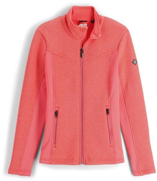 Spyder ENCORE FULL ZIP-FLEECE JACKET Dámsky sveter, lososová, veľkosť