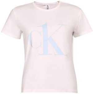 Calvin Klein S/S CREW NECK Dámske tričko, biela, veľkosť