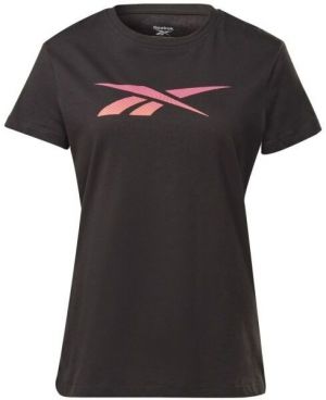 Reebok VECTOR GRAPHIC TEE Dámske tričko, čierna, veľkosť