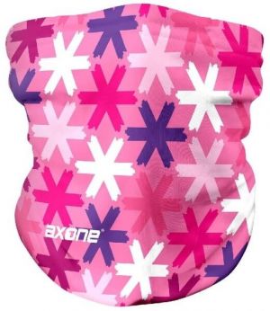 AXONE FLAKE Detský zimný nákrčník, ružová, veľkosť UNI