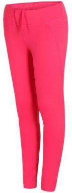 Arcore TUULI Detské bežecké nohavice, ružová, veľkosť