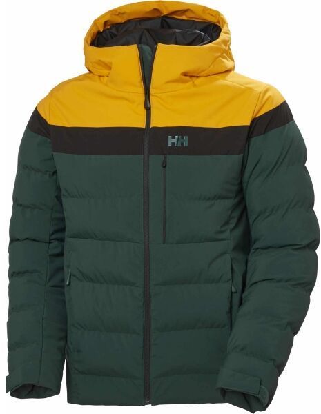 Helly Hansen BOSSANOVA PUFFY JACKET Pánska lyžiarska bunda, tmavo zelená, veľkosť