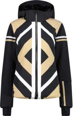 CMP WOMAN JACKET ZIP HOOD Dámska lyžiarska bunda, čierna, veľkosť 40