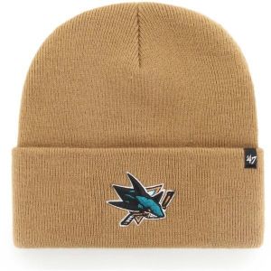 47 NHL SAN JOSE SHARKS HAYMAKER '47 CUFF KNIT BLK Zimná čiapka, béžová, veľkosť