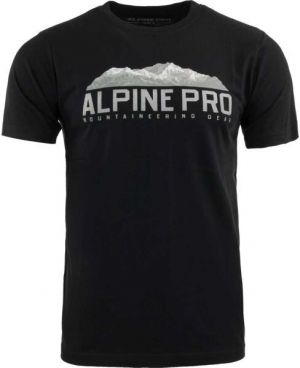 ALPINE PRO MODEN Pánske tričko, čierna, veľkosť