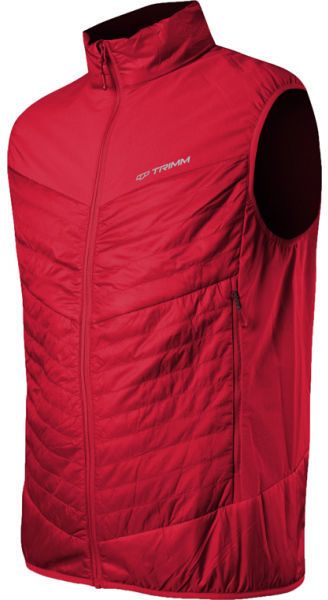 TRIMM ZEN VEST Pánska celoročná vesta, červená, veľkosť XXXL