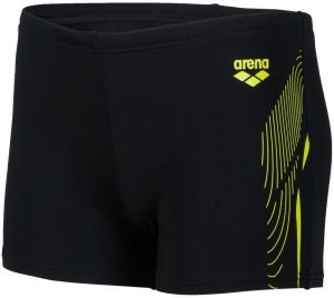 Arena SWIM SHORT GRAPHIC Chlapčenské nohavičkové plavky, čierna, veľkosť